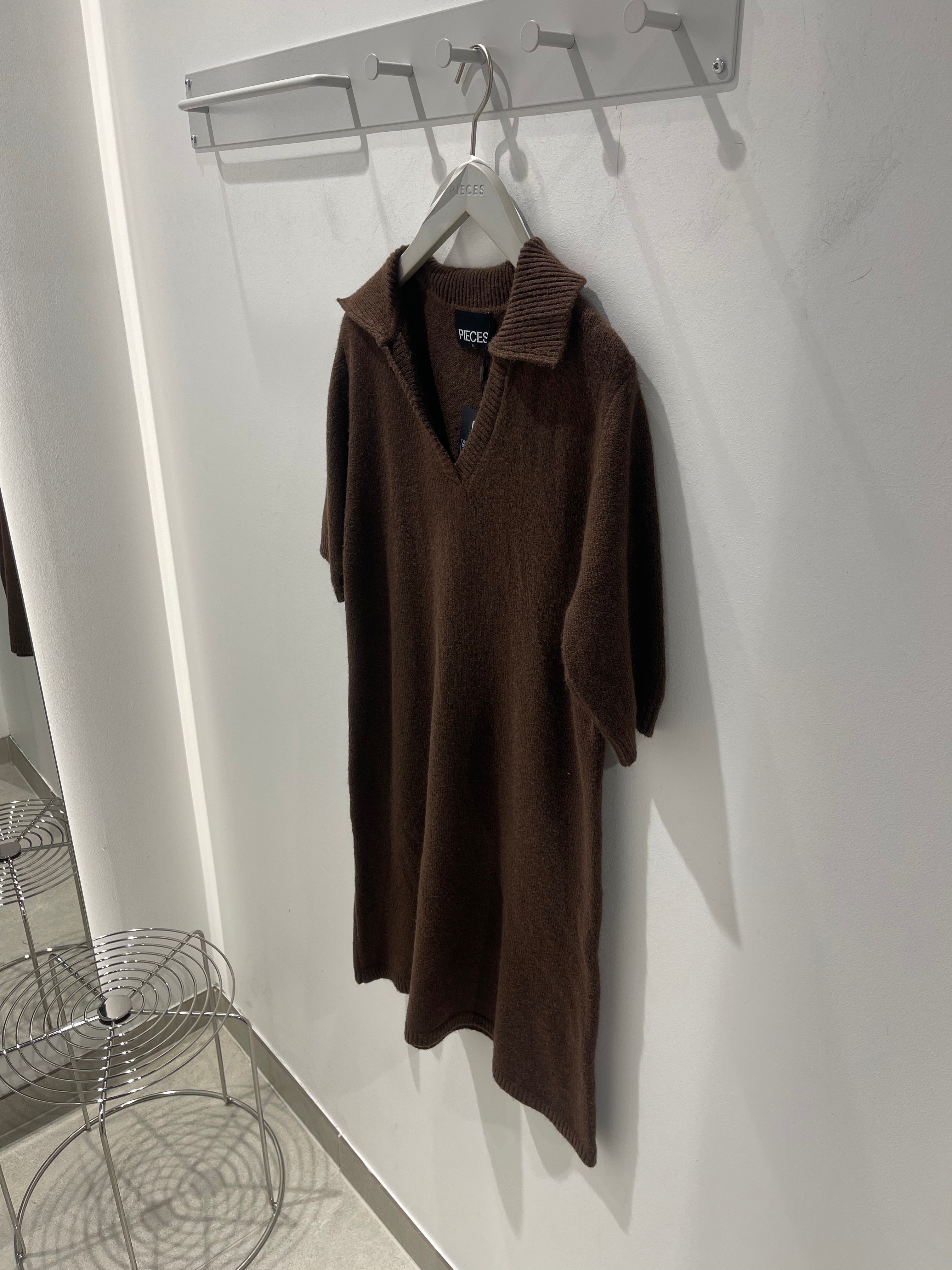 PCMALOU Short Dress - Chicory Coffee